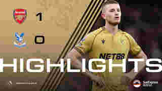 Match Action: Arsenal 1-0 Crystal Palace