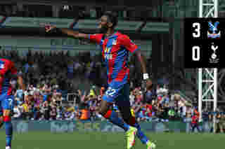 Match Action: Palace 3-0 Tottenham Hotspur