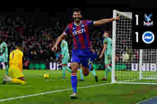Match action: Crystal Palace 1-1 Brighton