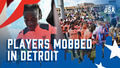 Detroit fans show their love for Palace at open training