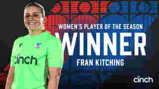 Cinch's Women's Player of the Season Winner | Fran Kitching 
