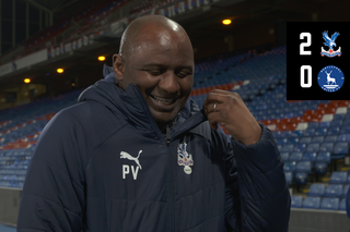 Patrick Vieira gives Palace TV his verdict on the victory over Hartlepool 