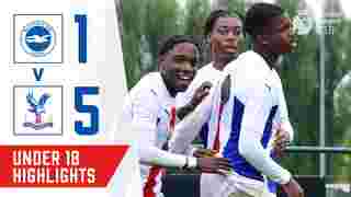 Brighton & Hove Albion 1-5 Crystal Palace | U18 Highlights