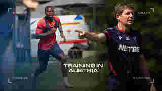 Hughes Scores a Screamer | Training In Austria