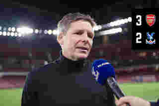 Glasner discusses tough game at Emirates