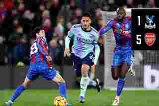 Match Action: Crystal Palace 1-5 Arsenal 
