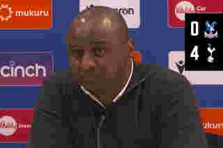 Patrick Vieira faces the press after home defeat