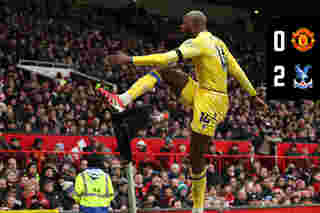 Match Action: Manchester United 0-2 Crystal Palace 