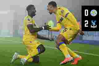 Match Action: Leicester City 0-2 Crystal Palace