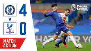 Chelsea 4-0 Crystal Palace | Match Action