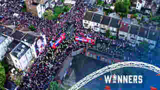 Drone Footage | FA Cup Trophy Parade