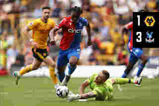 2 minute highlights: Wolverhampton Wanderers 1-3 Crystal Palace