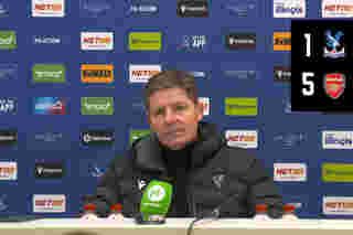 Post match press conference Arsenal (H)