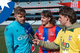 Palace team learn Aussie slang words