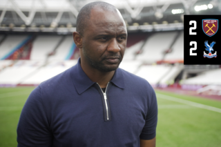 Patrick Vieira reviews draw against the Hammers