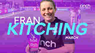 Fran Kitching interview: a third cinch Player of the Month award!