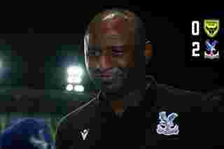 Patrick Vieira talks second round victory and Rodney's performance 