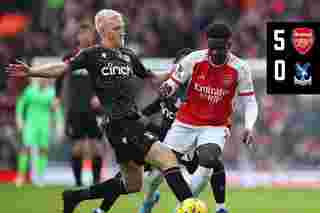 Match Action: Arsenal 5-0 Crystal Palace