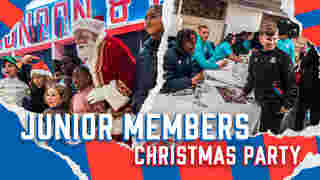 Palace players surprise kids at Christmas party