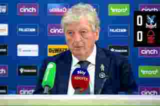 Roy talks to the press after Forest draw