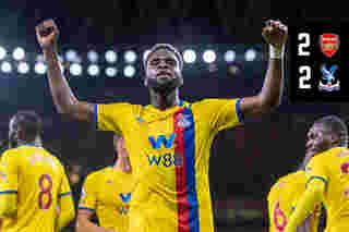 Match Action: Crystal Palace 2-2 Arsenal