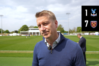 Leif reacts to loss at home against West Ham