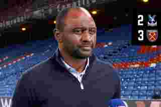 Patrick Vieira speaks to Palace TV about the narrow defeat to the Hammers