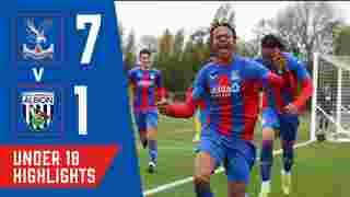 Crystal Palace 7-1 West Brom | Under 18 Highlights
