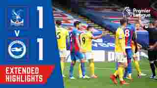 Crystal Palace 1-1 Brighton | Extended Highlights