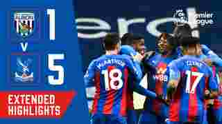 West Brom 1-5 Crystal Palace | Extended Highlights