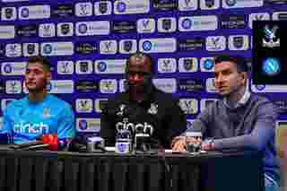 Vieira and Ward speak to the press before Napoli friendly