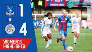 Bright 10-player Palace let form slip in Leicester defeat | Match Highlights