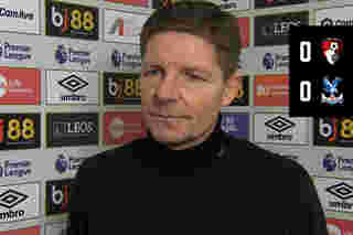 The manager reacts to tough battle against the Cherries.