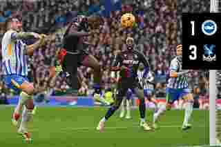 Match Action: Brighton & Hove Albion 1-3 Crystal Palace