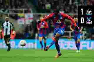 Match Action: Newcastle United 1-0 Crystal Palace