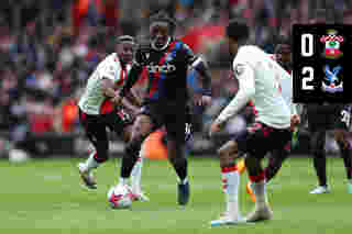 Match Action: Southampton 0-2 Crystal Palace
