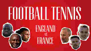 England v France: Vieira leads Les Bleus team in Football Tennis