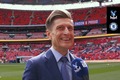 Steve Parish pitch side at Wembley 