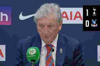 Hodgson speaks to the press after narrow loss to Spurs