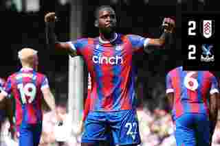 Match Action: Fulham 2-2 Crystal Palace