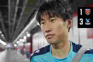 Kamada reacts to victory over the Hammers