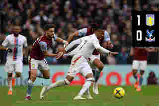 Match Action: Aston Villa 1-0 Crystal Palace