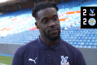 Jeffrey Schlupp speaks to Palace TV after rescuing a point for the Eagles