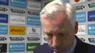 Alan Pardew post Leicester