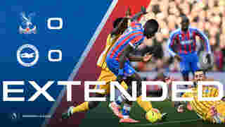 Extended Highlights: Crystal Palace 0-0 Brighton | Palace TV+