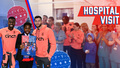 Palace players visit kids at a Croydon hospital