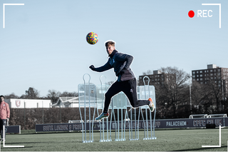 Palace Training: Andersen puts on his shooting boots