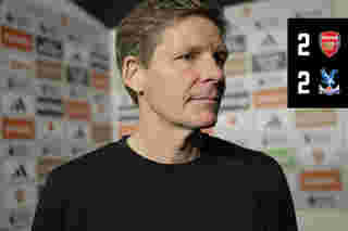 Glasner on the draw at the Emirates 