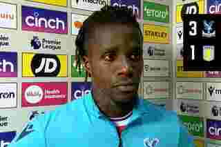 Zaha explains thought process for first goal v Villa