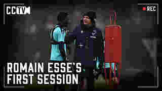 Romain Esse's First Training Session | CCTV